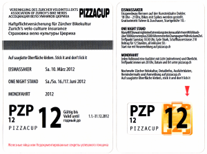 Pizza Cup Programm 2012